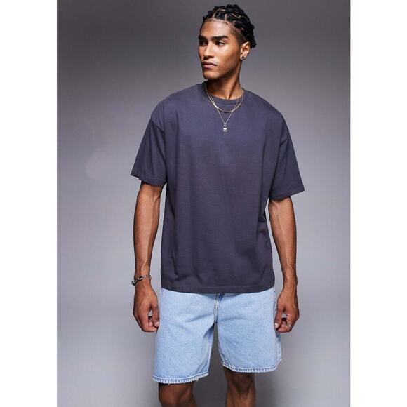 ASOS DESIGN Miami Beach Club Oversized Palm Tree Graphic Tee Streetwear Vibe~NEW - Picture 3 of 8